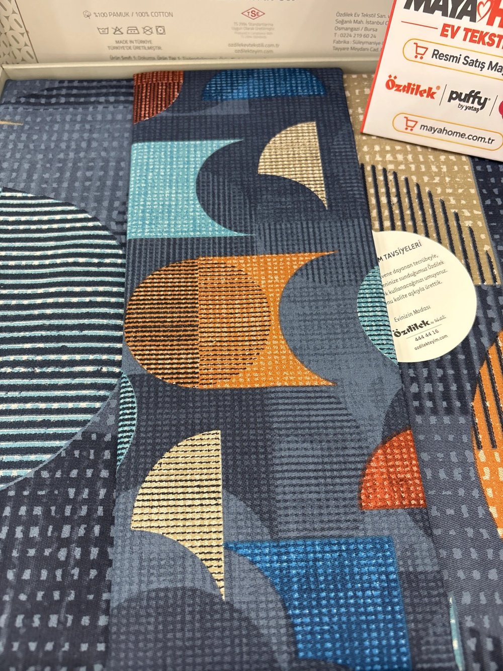 Özdilek Colored Shape Tek Kişilik Nevresim Takımı