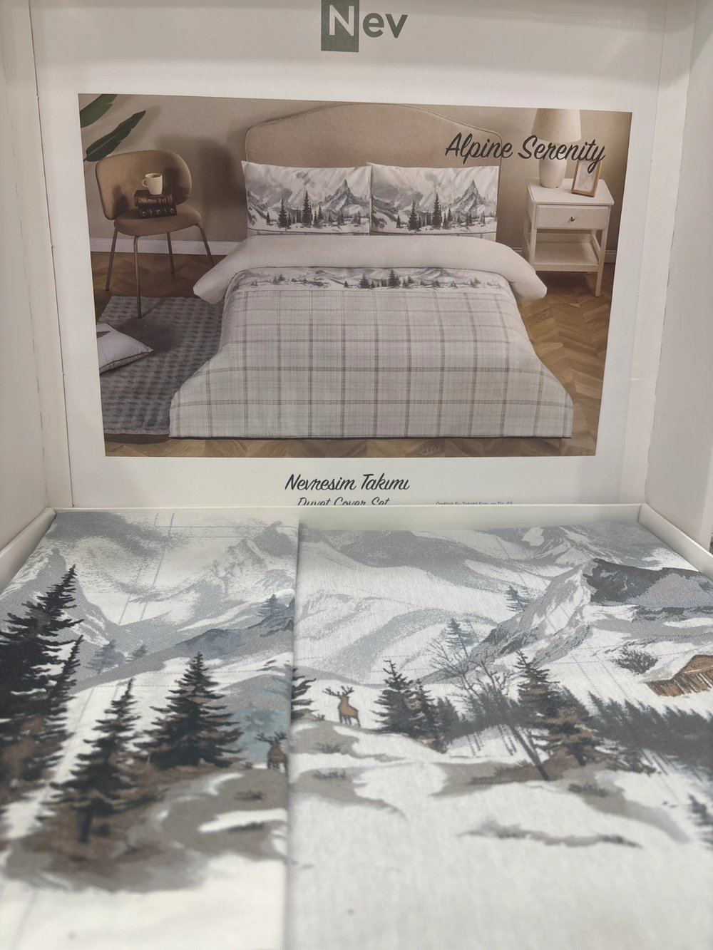 Özdilek Nev Serisi Alpine Serenity Tek Kişilik Nevresim Takımı