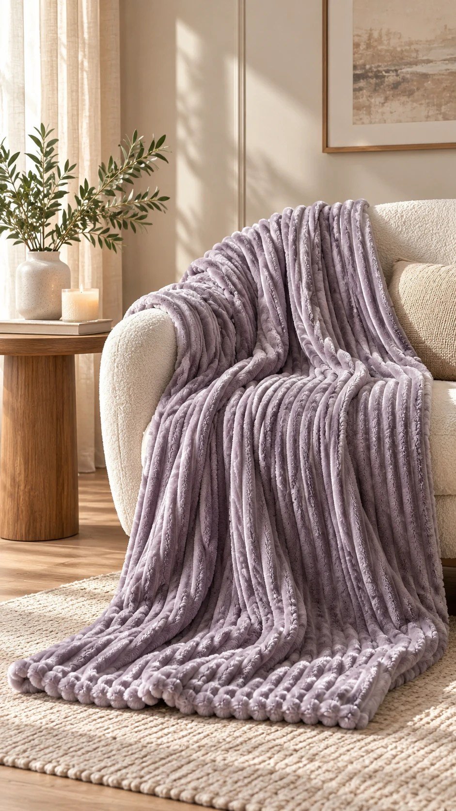 Puffy Sova Kül Moru Tek Kişilik Wellsoft Battaniye 160x220
