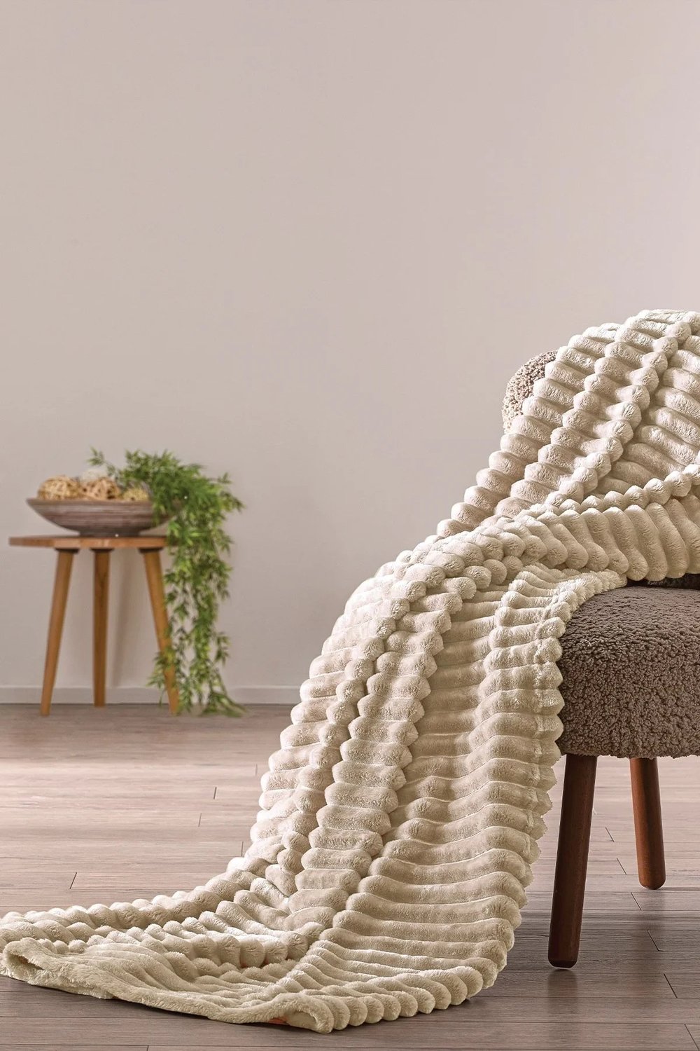 Puffy Sova Kum Beji Çift Kişilik Wellsoft Battaniye 200x220