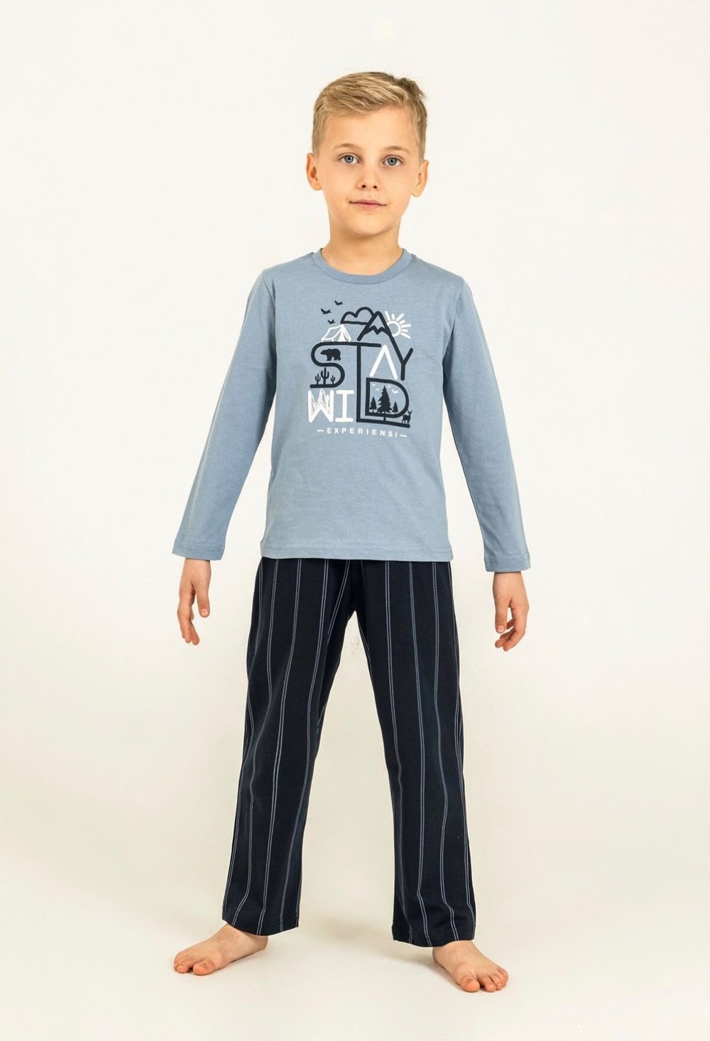 Erkek Çocuk Pijama Takımı - İndigo