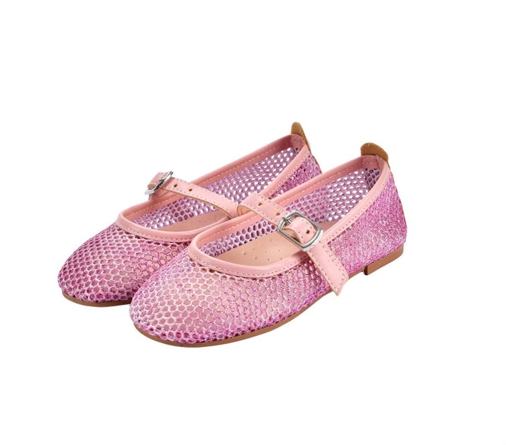 THALİA LASTİK TOKALI FİLE DOKULU PEMBE BABET