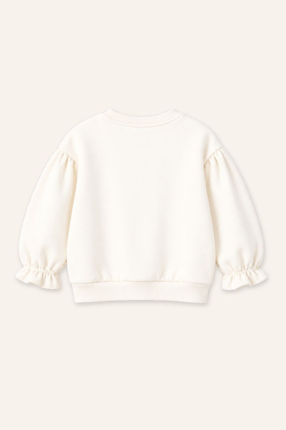 Zeyland Kız Çocuk Baskılı Sweatshirt - Ekru