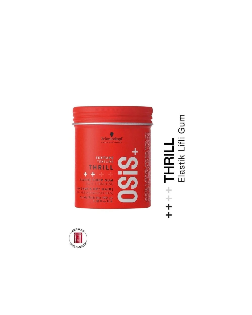 Schwarzkopf Thrill Elastik Lifli Gum Şekillendirici Orta Tutuş 100ml