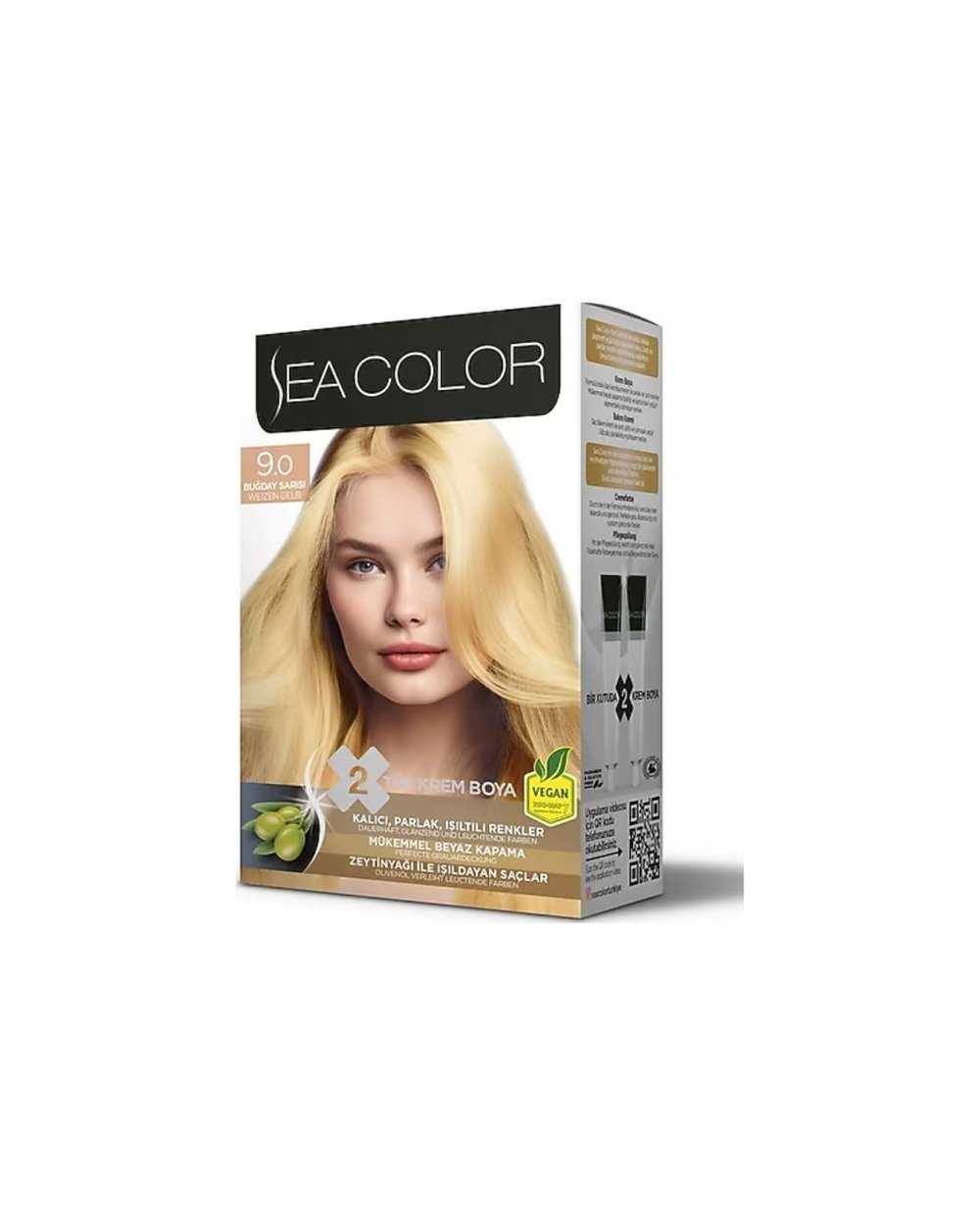 Sea Color 9.0 Buğday Sarısı Saç Boyası