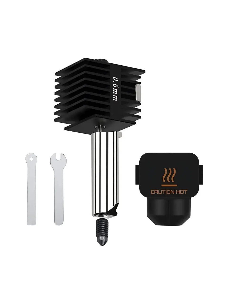 Bambu Lab 3D Yazıcı Aksesuarları 0.6mm Sertleştirilmiş Çelik Nozul [a2L/a1/a1 Mini Için Geçerlidir]