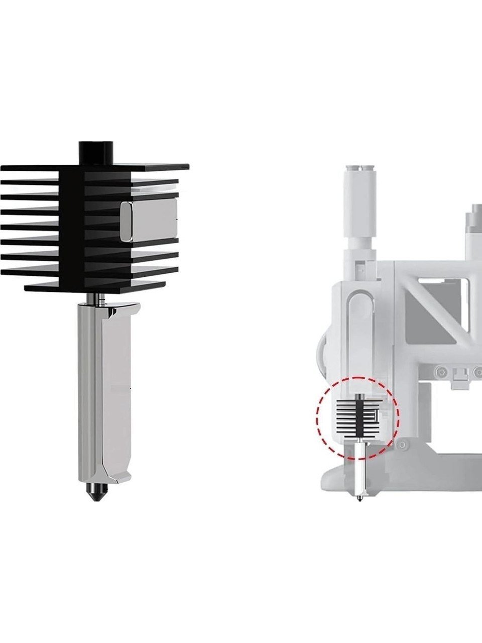 Bambu Lab 3D Yazıcı Aksesuarları 0.4mm Sertleştirilmiş Çelik Nozul [a2L/a1/a1 Mini Için Geçerlidir]