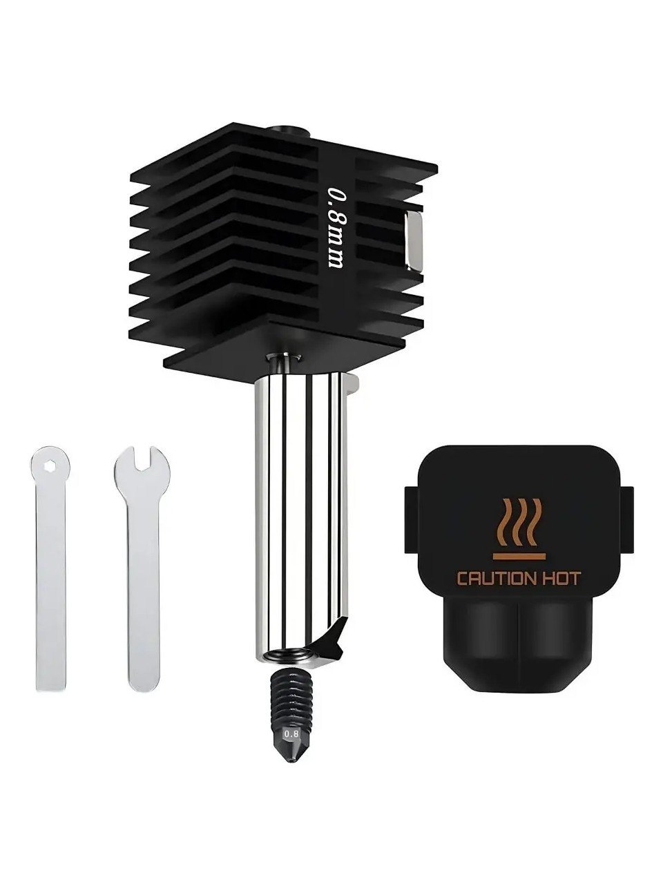 Bambu Lab 3D Yazıcı Aksesuarları 0.8mm Sertleştirilmiş Çelik Nozul [a2L/a1/a1 Mini Için Geçerlidir]