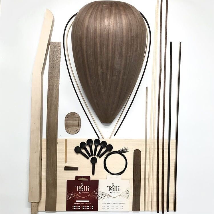 Yaratıcı enstrüman sanatı demonte set