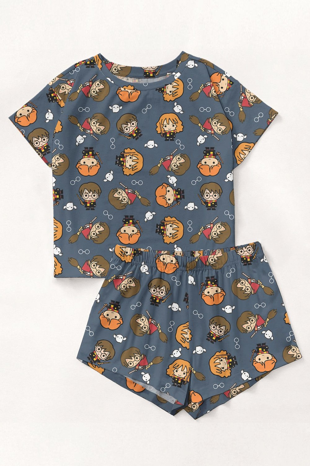 Kısa Kollu Şort Pijama Takımı HarryPotter Supersoft Basic Süprem