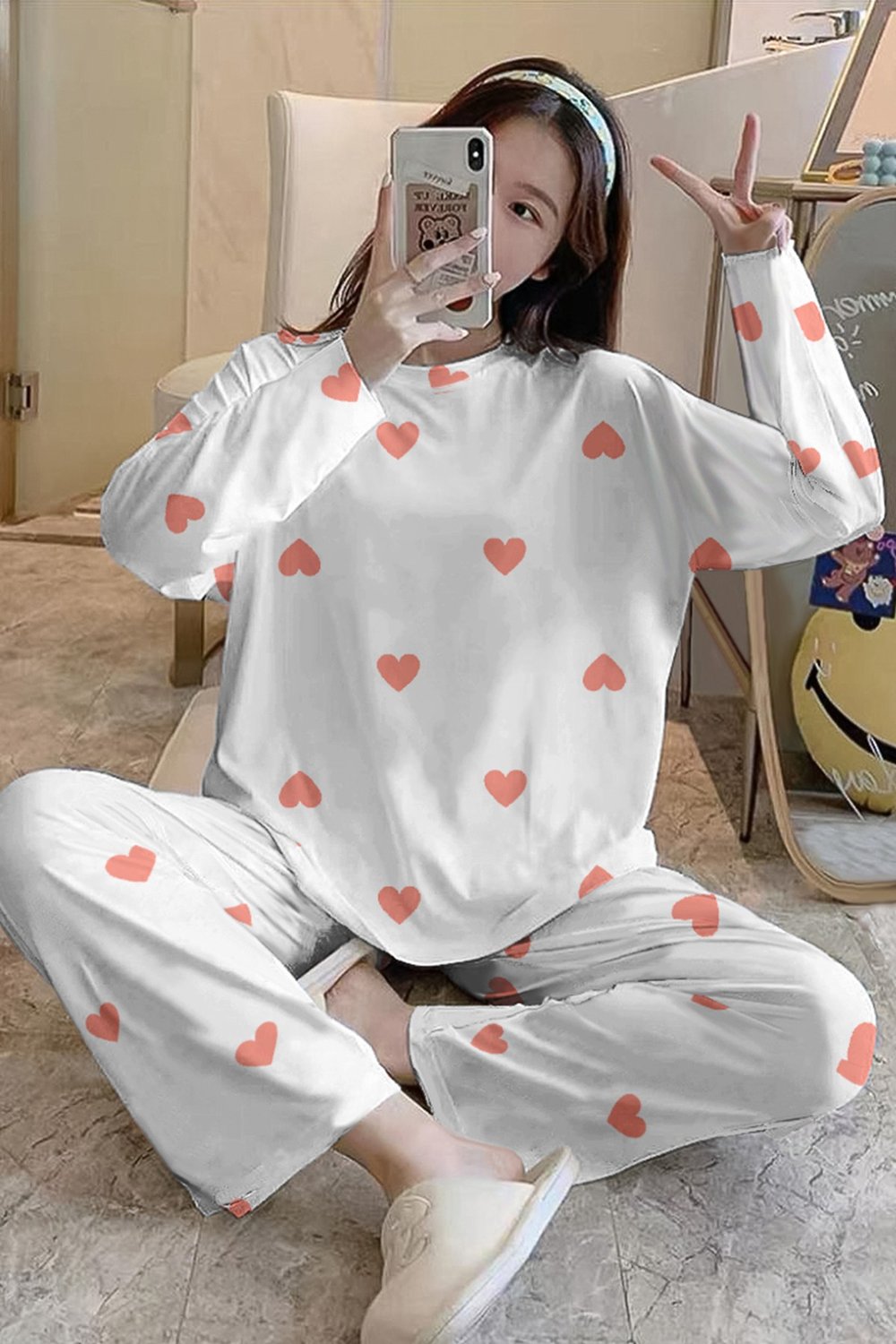 Uzun Kollu Pijama Takımı DuffyDuck2 SuperSoft Basic Suprem