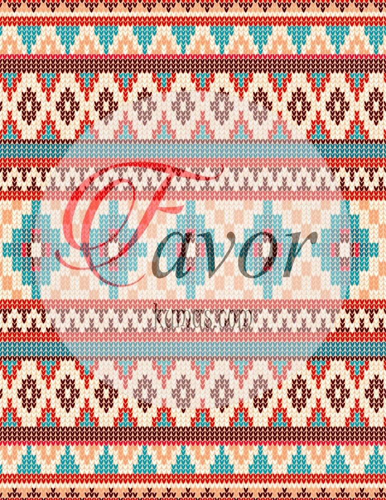 Kilim Desenli Kumaş 3