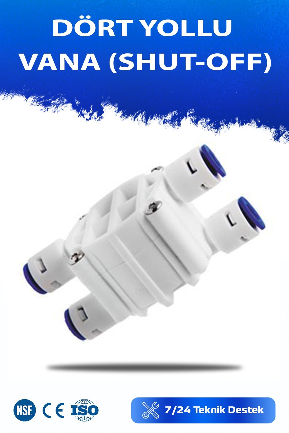 Su Arıtma Cihazıları Için Uyumly Quick Shut Off Valve
