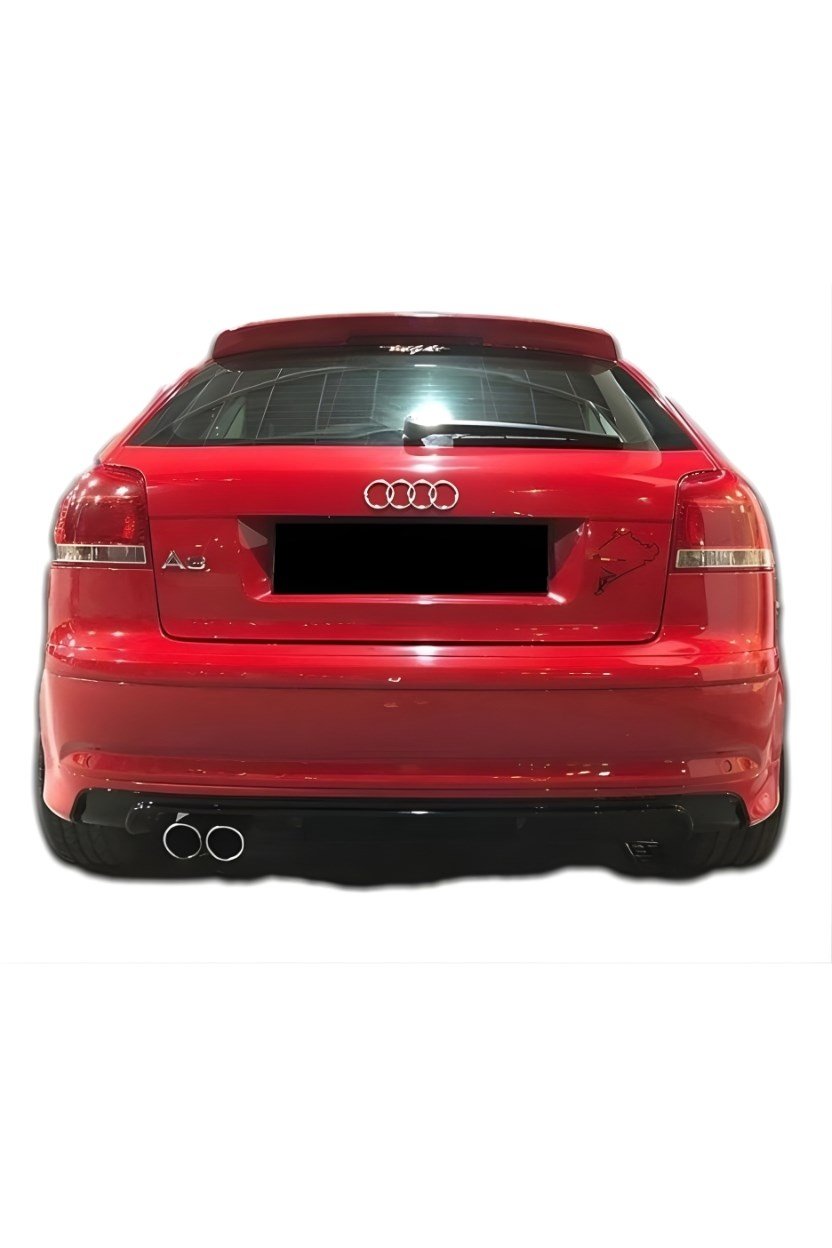 Audi A3 8P S3 2003-2008 2 Kapı Arka Tampon Eki ( Plastik)