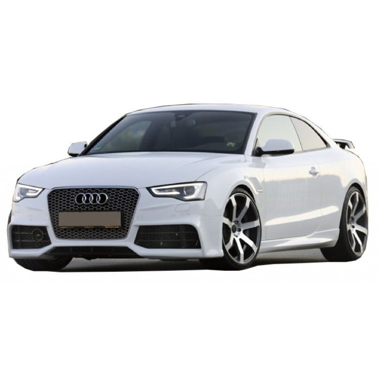Audi A5 Coupe 2 Kapı (2008-2016) Uyumlu RS5 Style Plastik Yan Marşpiyel Seti