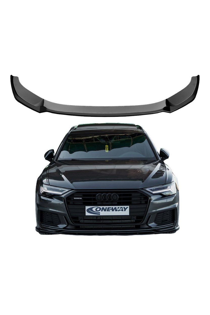 Audı S6 / A6 S-line C8 (Sedan-avant) 2019-2023 Ön Lip / Audı S6 / A6 S-line C8 Makyajlı (Sedan-avant) 2024+ Ön Lip Version 2