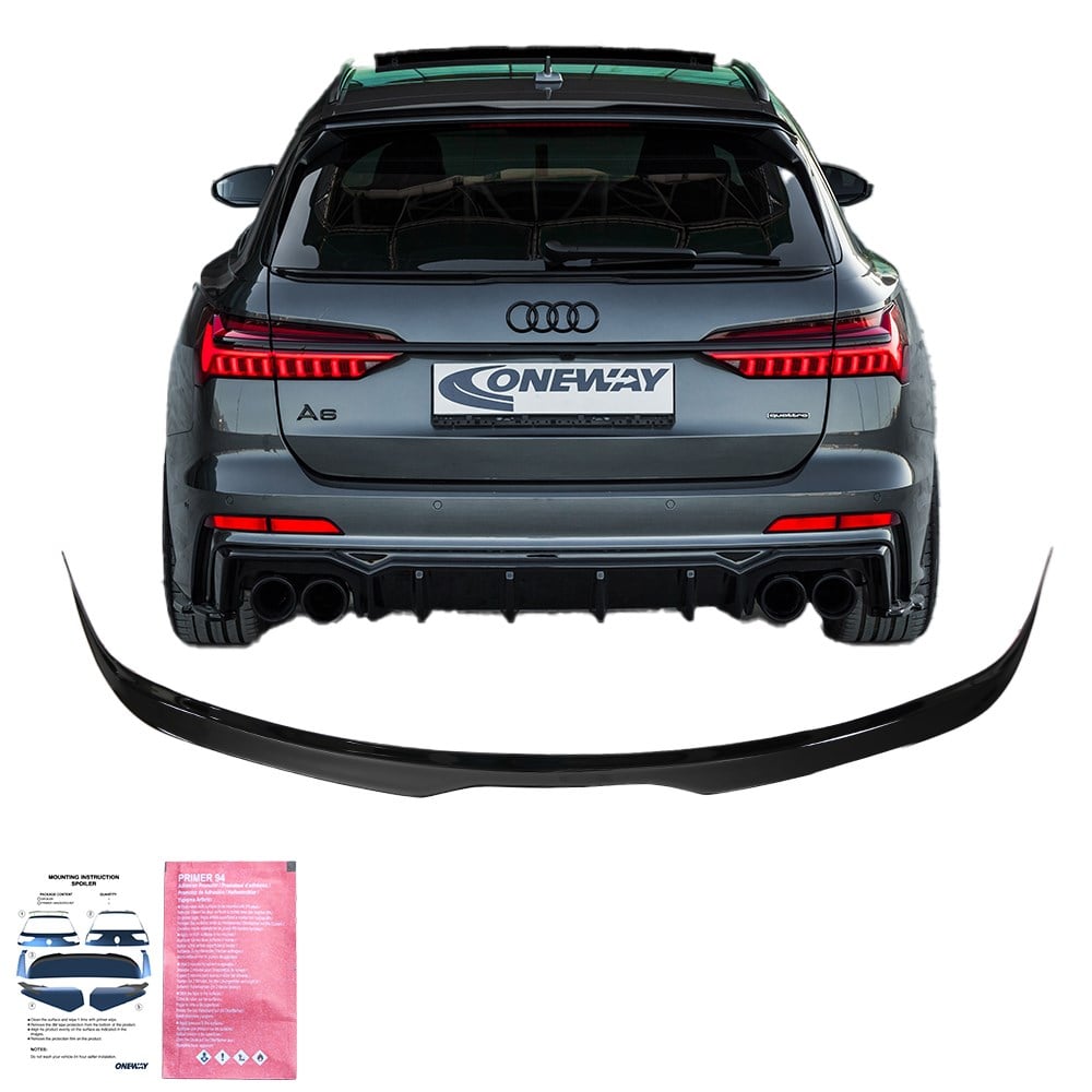 Audı S6 / A6 S-line C8 (Sedan-avant) 2019-2023 Spoiler / Audı S6 / A6 S-line C8 Makyajlı (Sedan-avant) 2024+ Spoiler