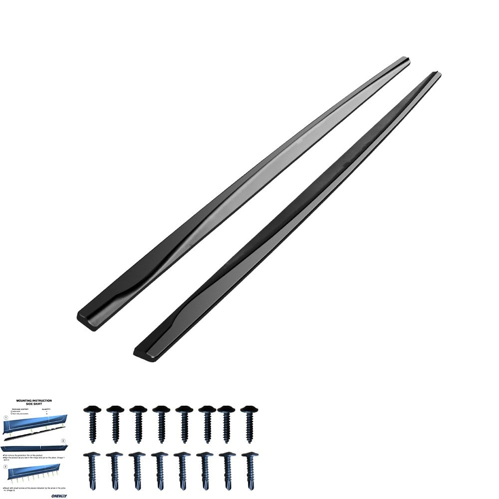 Bmw 1 Series F20/f21 M-power Makyajlı 2015-2019 Marşpiyel Altı Lip / Bmw 1 Series F20/f21 M-power 2011-2015 Marşpiyel Altı Lip (2 Pcs)