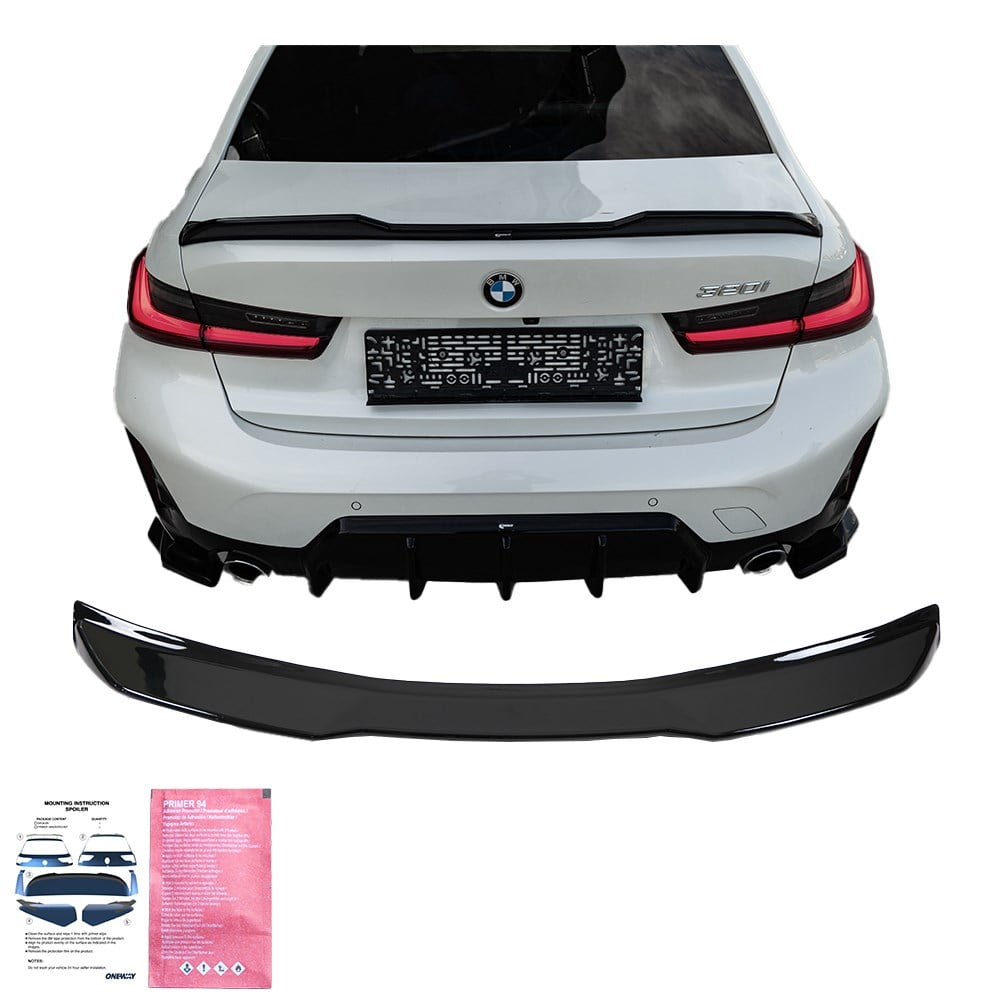 Bmw 3 Series M-pack G20 2018+ ( Sedan ) Spoiler / Bmw M340i G20 2018+ ( Sedan ) Spoiler / Bmw M3 G80 2022+ ( Sedan ) Spoiler Version 2
