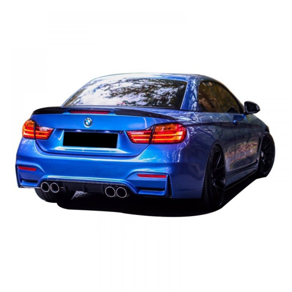 BMW 4 Serisi F33 Cabrio (2012-2019) Uyumlu M4 Style Plastik Spoiler