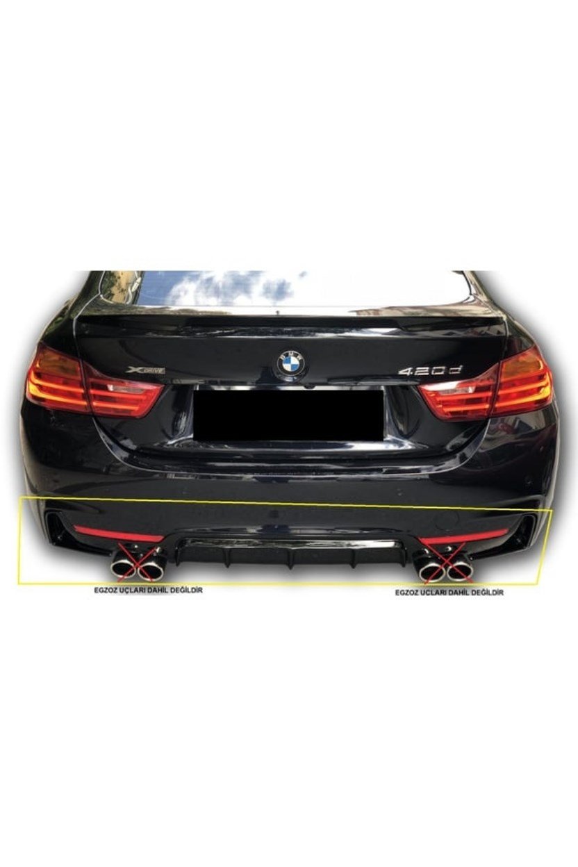 Bmw F32 - F33 - F36 Difüzör 2014-2017 (Sağ Sol Çift Çıkış)
