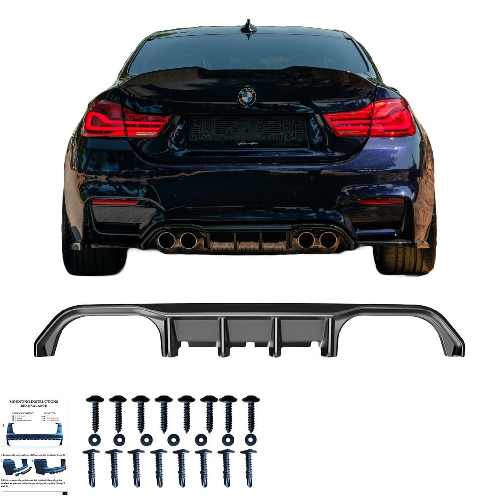 Bmw M4 F82 2014-2021 Arka Difüzör