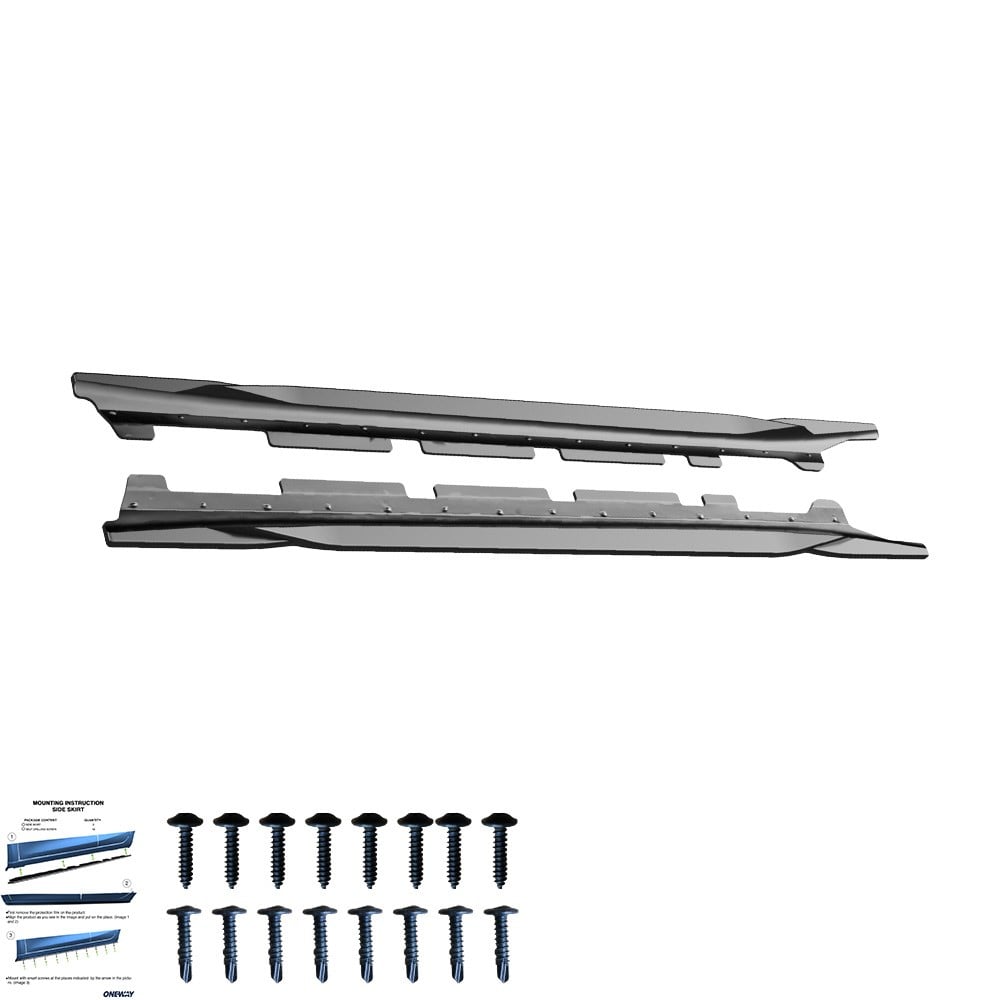 Bmw X1 M-pack F48 2015-2019 Marşpiyel Altı Lip (2 Parça)