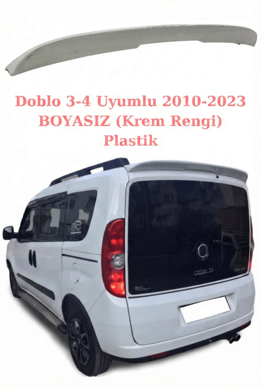 Fiat Doblo 2010 - 2022 Spoiler