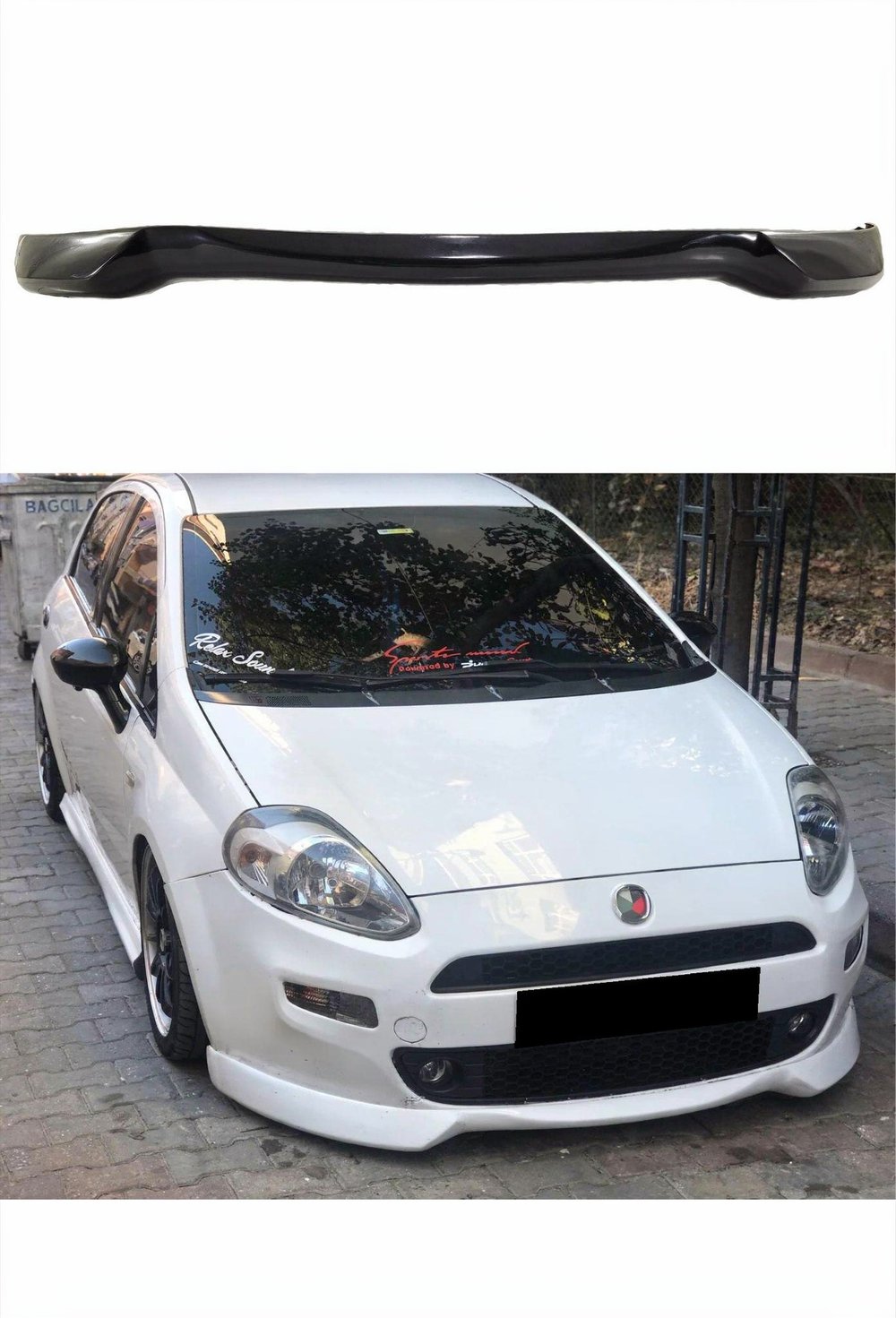 Fiat Punto Evo Makyajlı Ön Ek (Plastik)