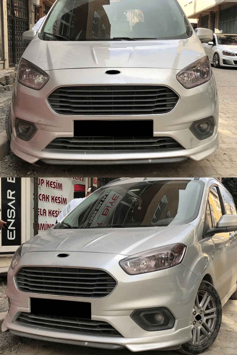 Ford Tourneo Courier Makyajlı Abt Ön Ek (Plastik)