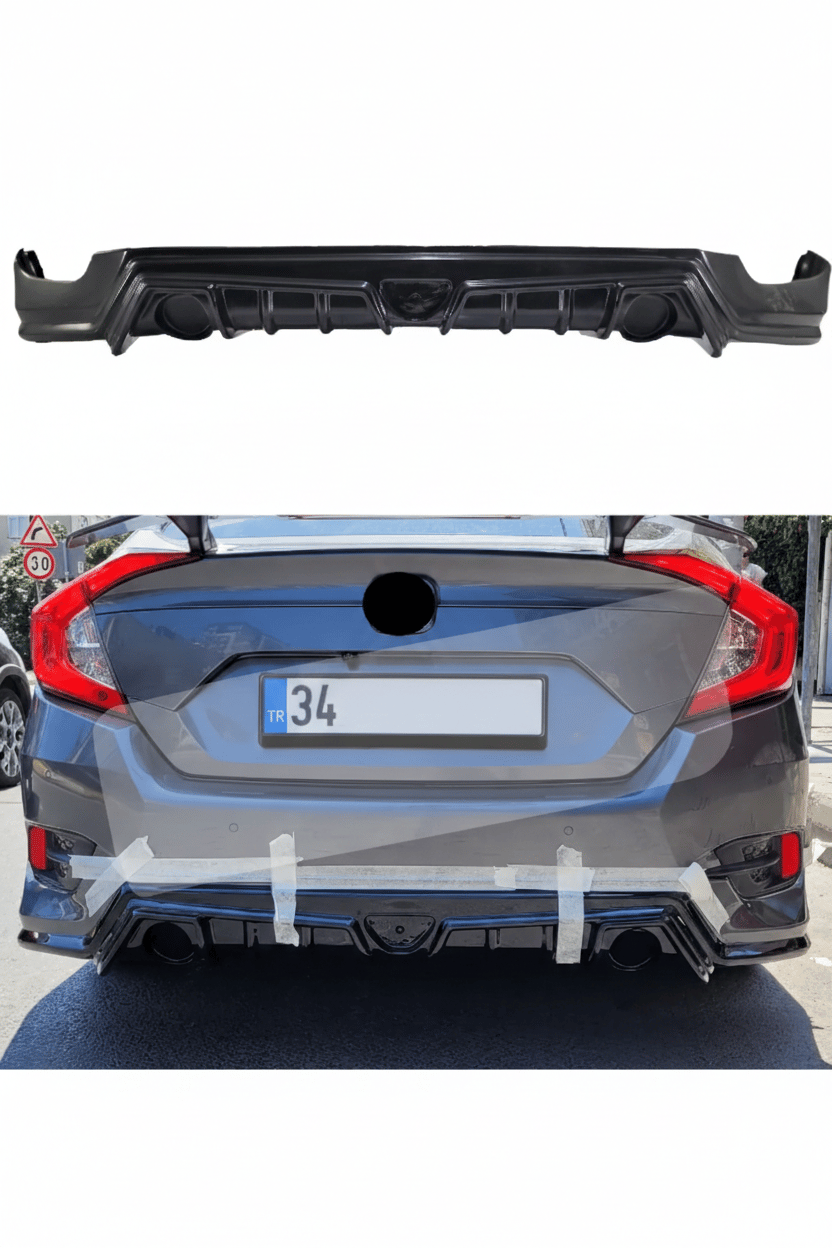 Honda Civic Fc5 Mugen Arka Ek (Plastik)