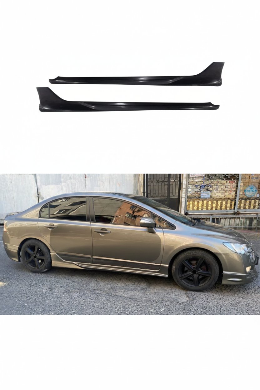 Honda Civic Fd6 Custom Yan Marşpiyel (Plastik)