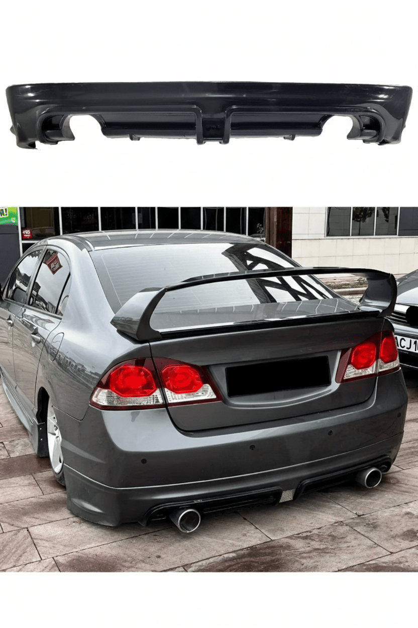 Honda Civic Fd6 Mugen RR Arka Ek (Plastik)