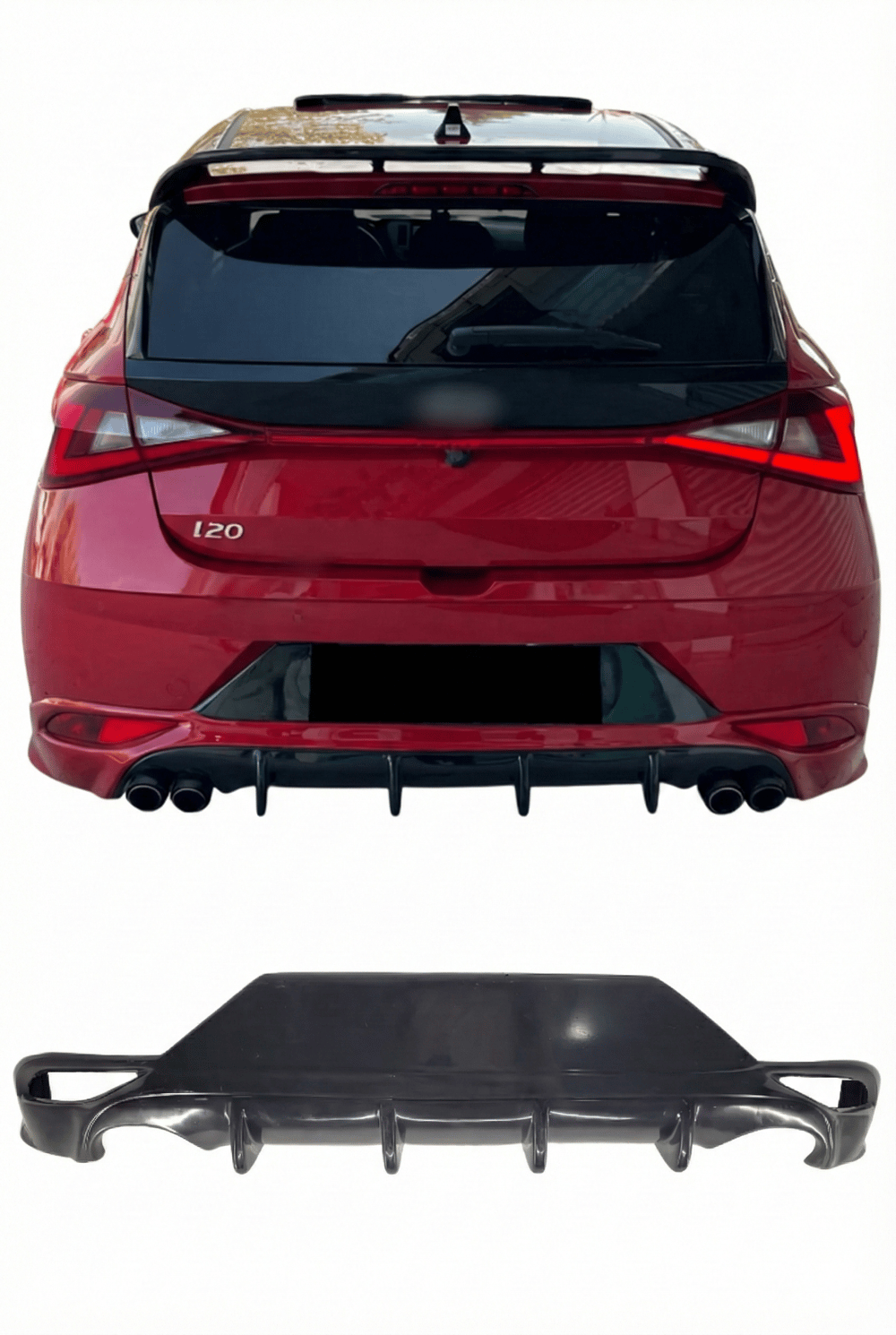 Hyundai İ20 2020-2023 Arka Ek (Plastik)