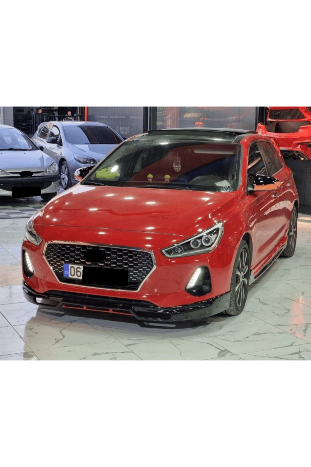 Hyundai i30 Makyajlı Ön Ek 2017+ (Plastik)
