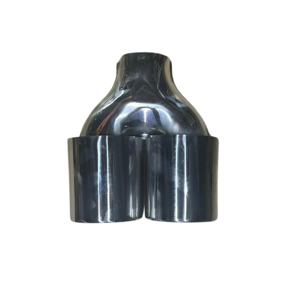 Krom 2 Li Yuvarlak Model 90mm Egzoz Ucu