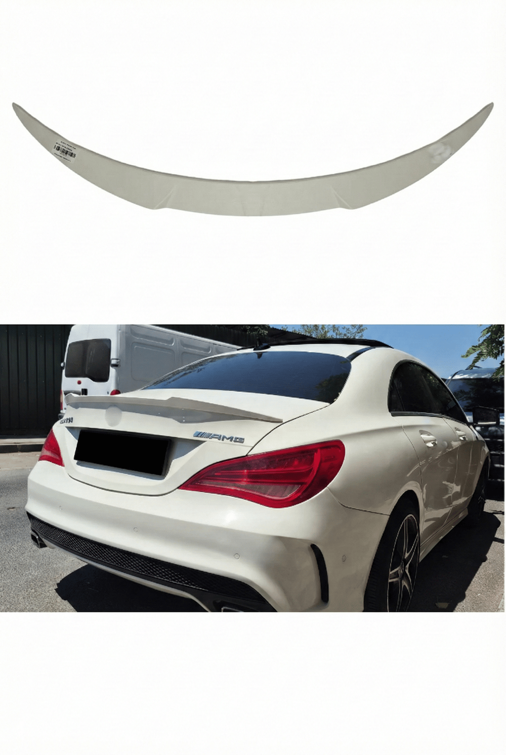 Mercedes Cla W117 2012 - 2018 M4 Style - Bagaj Üstü Spoiler