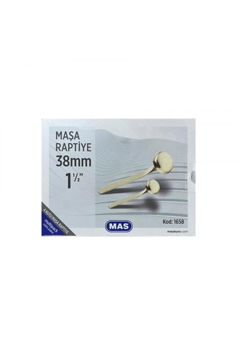 1658 Multipack Maşa Raptiye 38 mm 120’li
