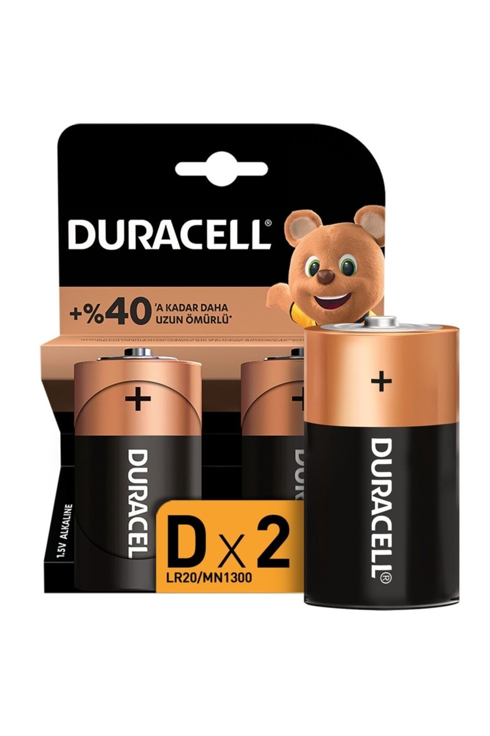 D Büyük Pil 2'li