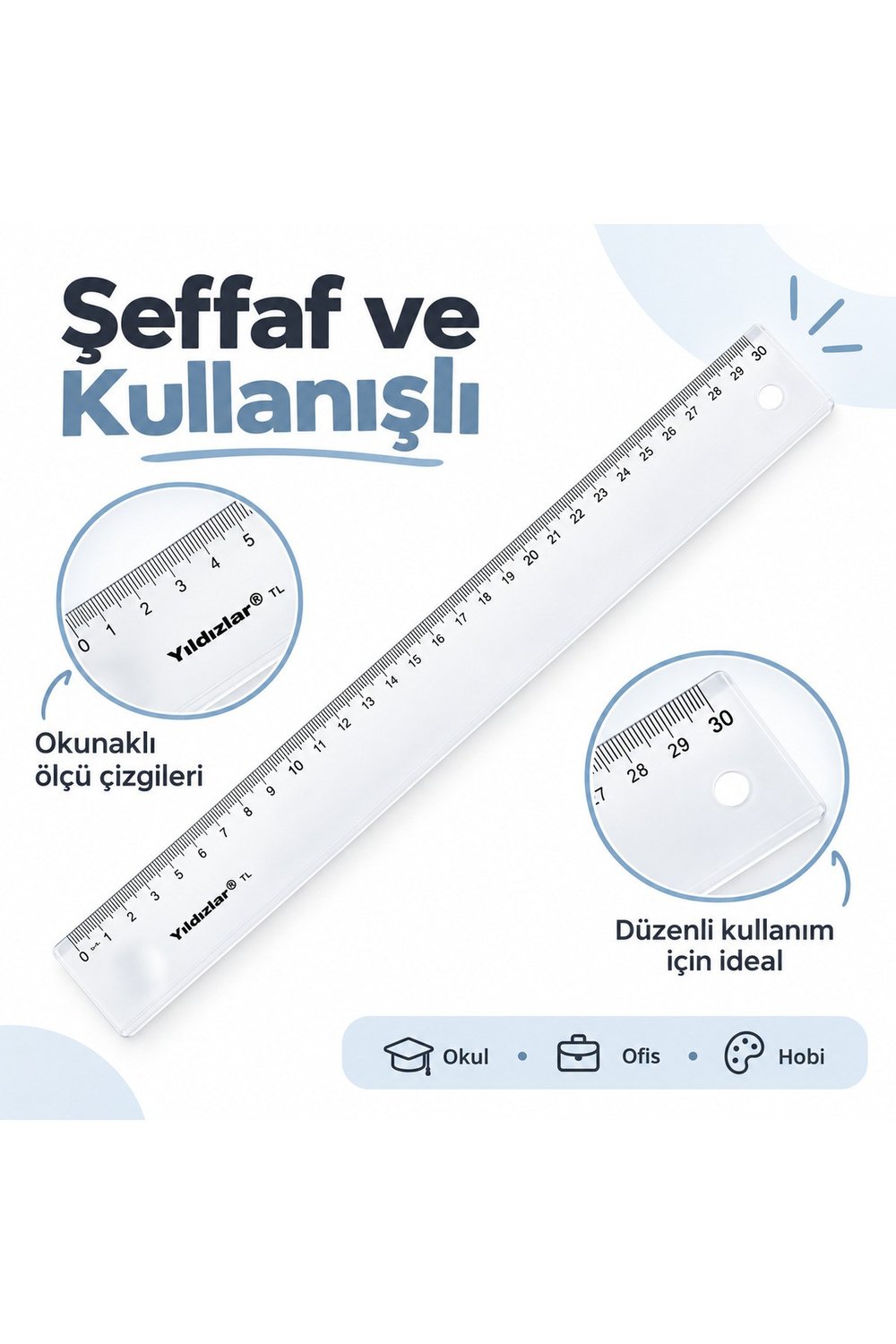 Şeffaf Cetvel