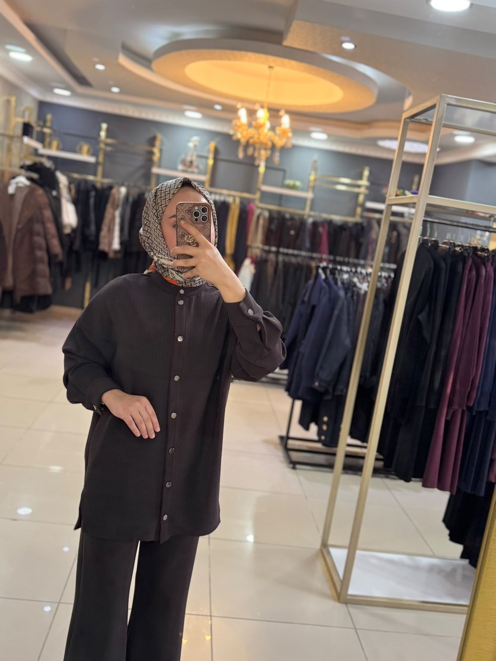 Butik Arya Düğmeli Rahat Kesim İkili Takım