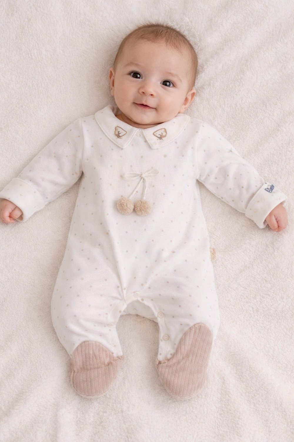 Erkek Bebek Şapkalı Tulum 2li set 1097