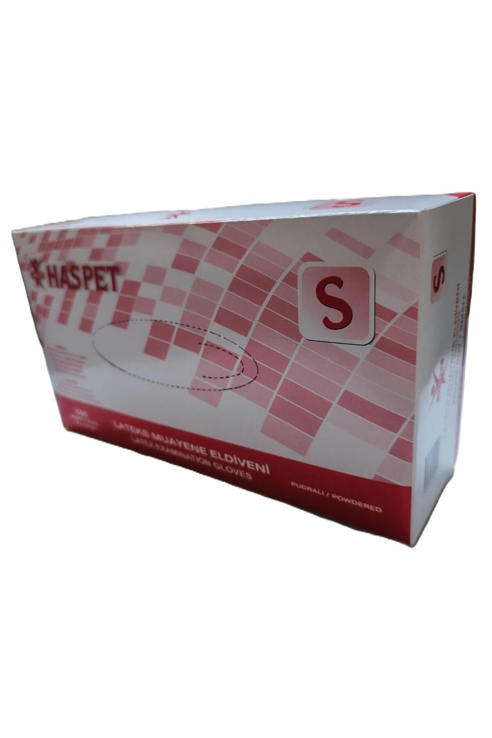 Haspet Pudralı Lateks Eldiven small 100 Lü