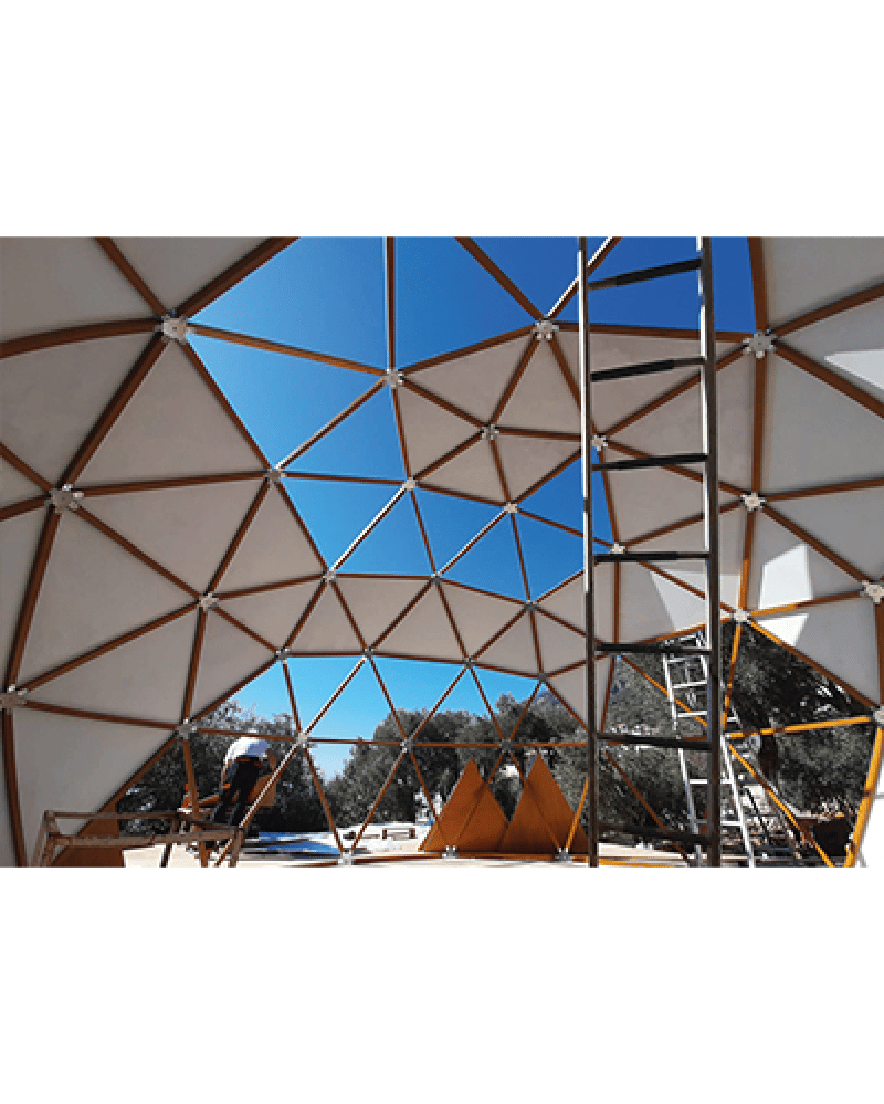 AHŞAP DOME ÇADIR