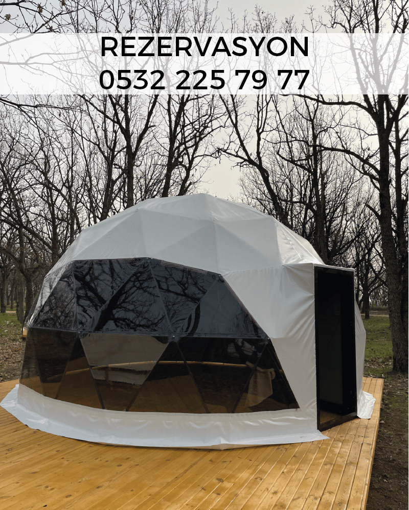 DOME ÇADIR KONAKLAMA - 2 GÜN KİRALAMA BEDELİ (KAHVALTI DAHİL)
