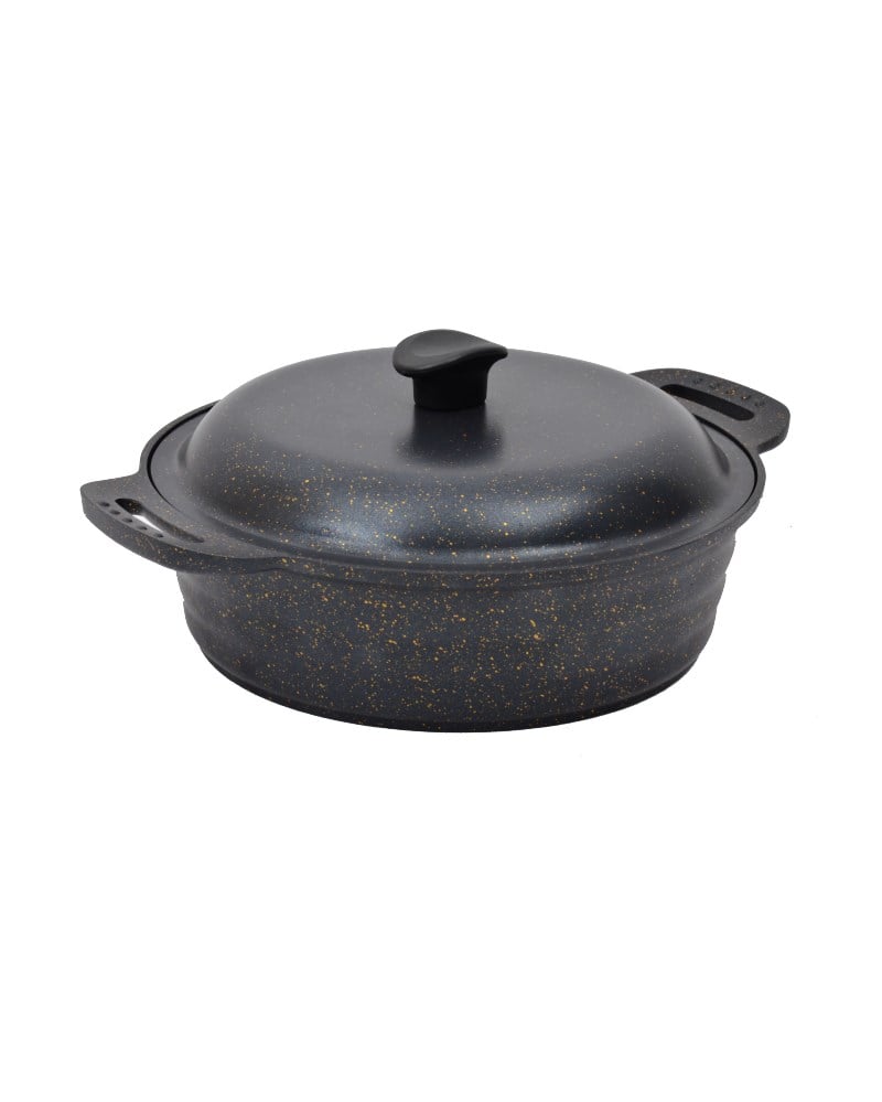 GRANİT DÖKÜM KAMP TENCERESİ 28 CM