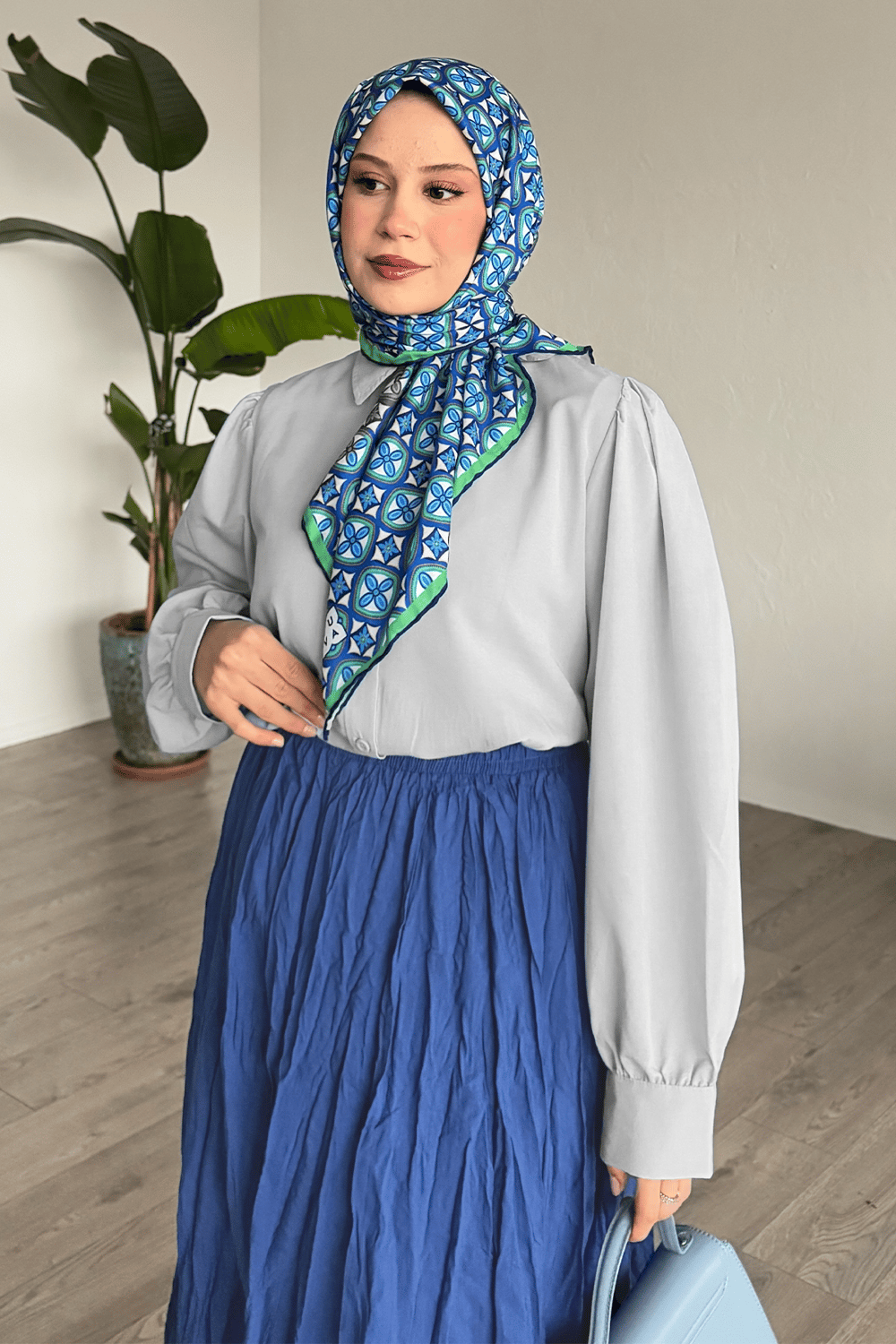 Kraş Etek İndigo
