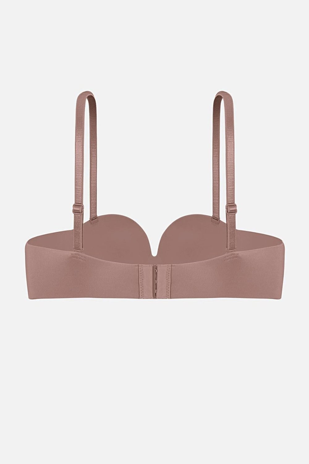 Lotus Lazer Dikişsiz Balensiz Push Up Sütyen - Bronz Kahve - 2818