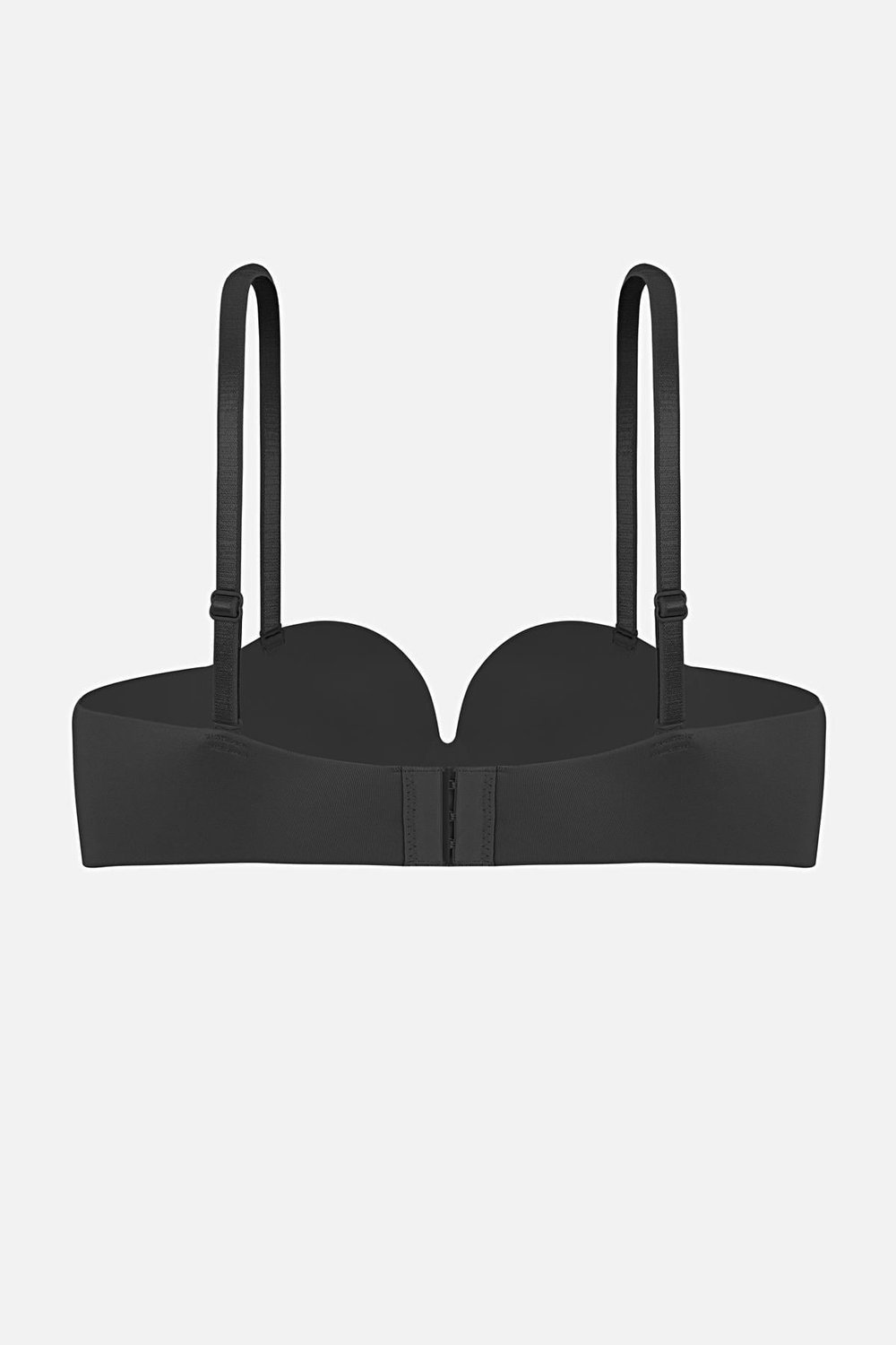 Lotus Lazer Dikişsiz Balensiz Push Up Sütyen - Siyah - 2818