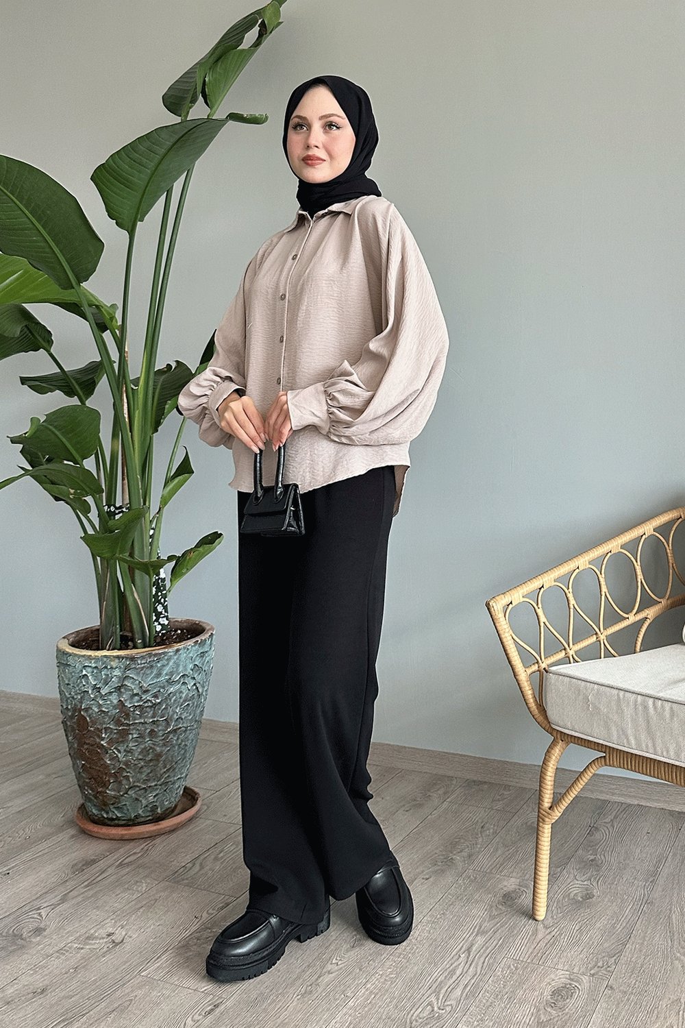 Salaş Basic Taş Gömlek